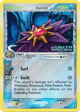 Starmie (30/113) (Delta Species) (Stamped) [EX: Delta Species] - Pokémon - Card Brawlers | Quebec | Canada |