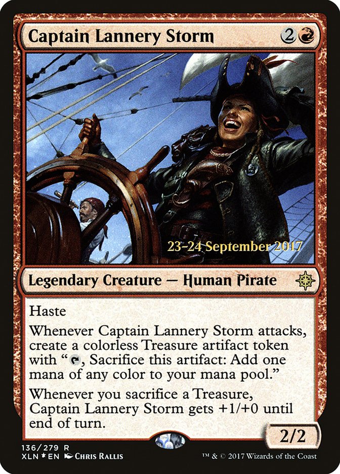 Captain Lannery Storm [Ixalan Prerelease Promos] - Magic: The Gathering - Card Brawlers | Quebec | Canada |