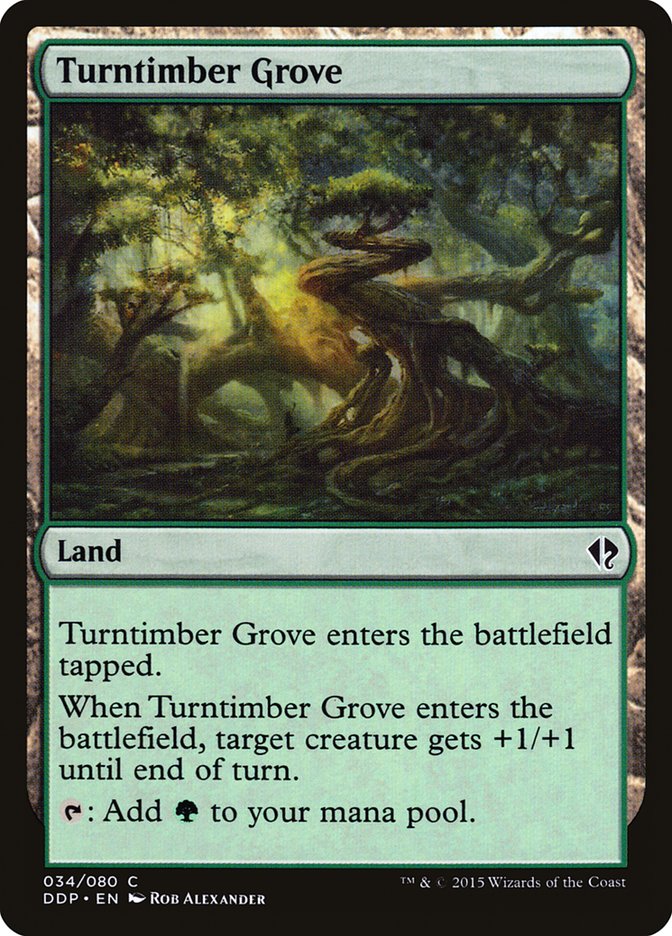 Turntimber Grove [Duel Decks: Zendikar vs. Eldrazi] - Magic: The Gathering - Card Brawlers | Quebec | Canada |