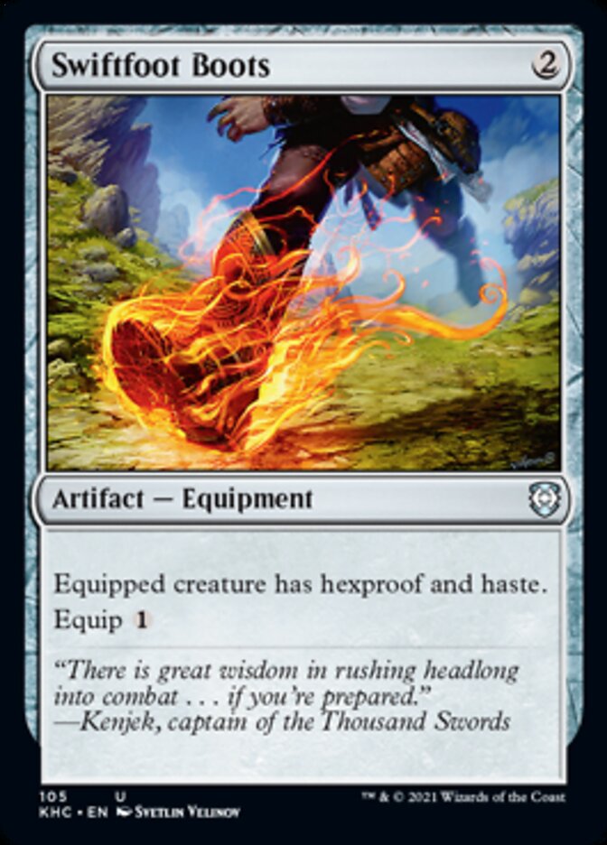 Swiftfoot Boots [Kaldheim Commander] - Magic: The Gathering - Card Brawlers | Quebec | Canada |