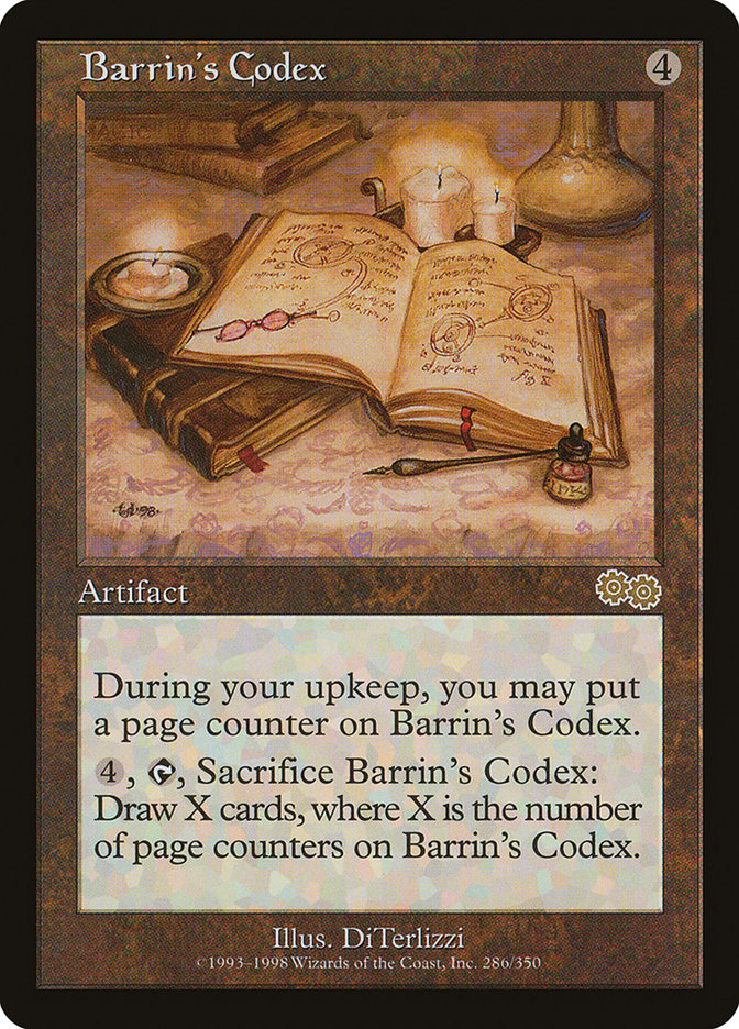 Barrin's Codex [Urza's Saga] - Magic: The Gathering - Card Brawlers | Quebec | Canada |