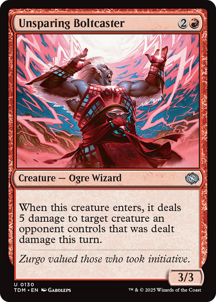 Unsparing Boltcaster [Tarkir: Dragonstorm] - Magic: The Gathering - Card Brawlers | Quebec | Canada |