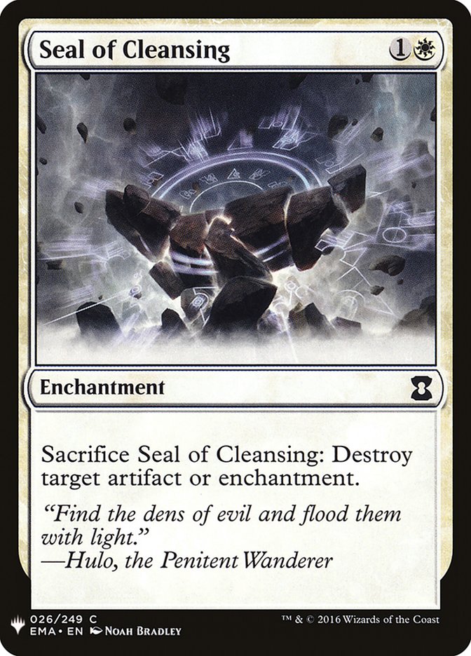 Seal of Cleansing [Mystery Booster] - Magic: The Gathering - Card Brawlers | Quebec | Canada |
