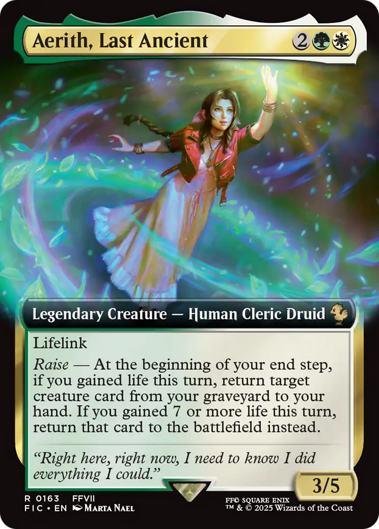 Aerith, Last Ancient (Extended Art) [FINAL FANTASY Commander] - Magic: The Gathering - Card Brawlers | Quebec | Canada |