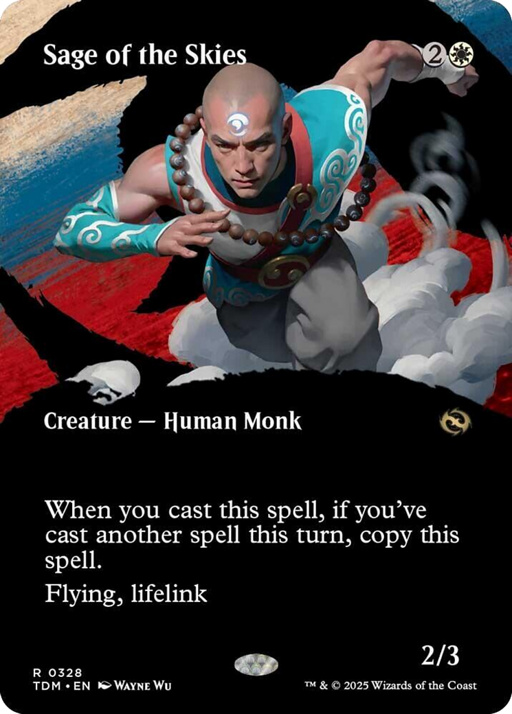 Sage of the Skies (Borderless) [Tarkir: Dragonstorm] - Magic: The Gathering - Card Brawlers | Quebec | Canada |