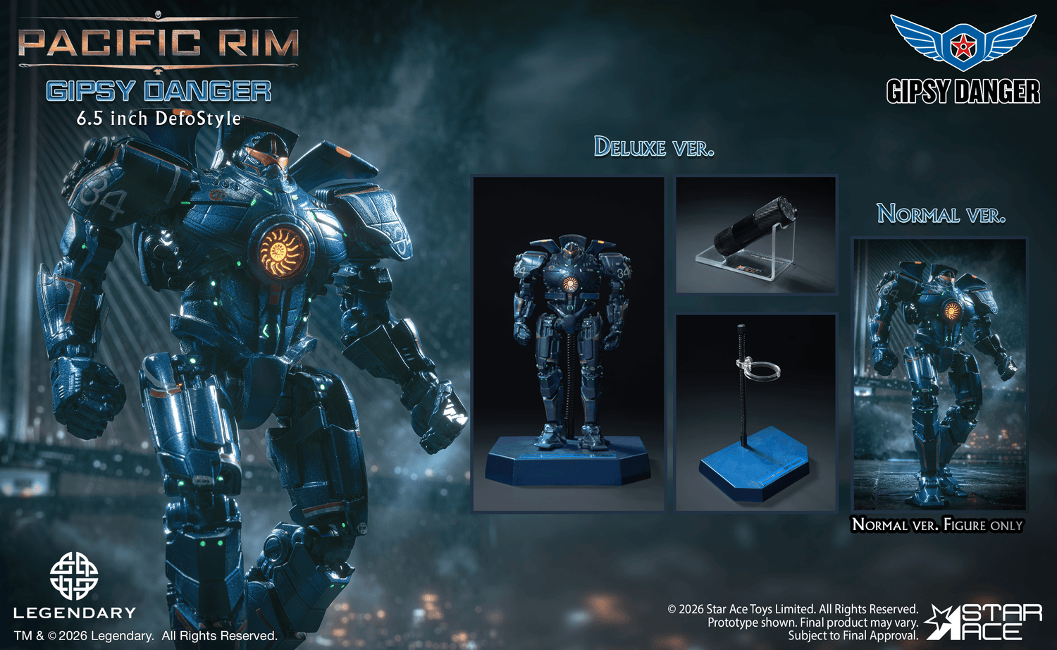 Star Ace - Pacific Rim – Gipsy Danger DefoStyle Figure DX - (PREORDER) December 15, 2026