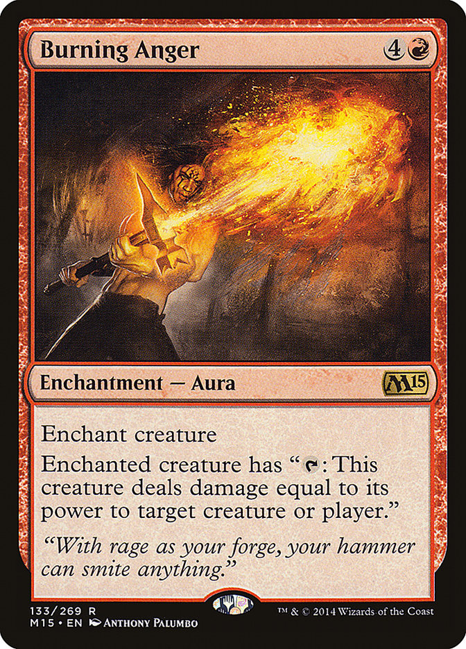 Burning Anger [Magic 2015] - Magic: The Gathering - Card Brawlers | Quebec | Canada |