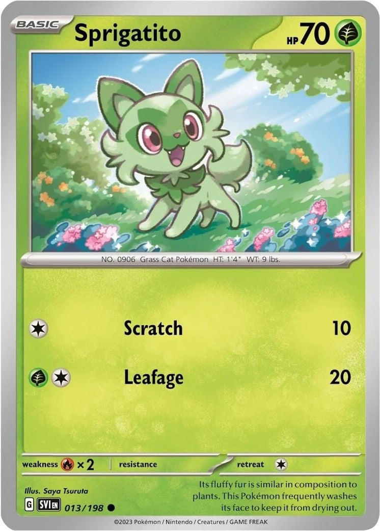 Sprigatito (013/198) (Paldea Collection) [Scarlet & Violet: Base Set] - Pokémon - Card Brawlers | Quebec | Canada |