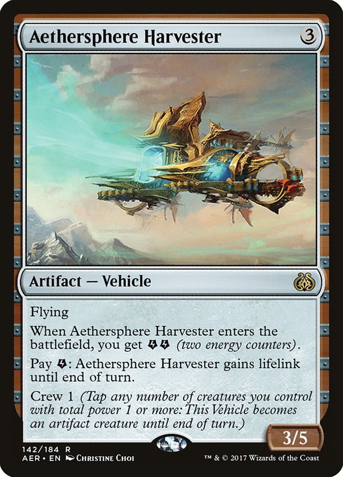 Aethersphere Harvester [Aether Revolt] - Magic: The Gathering - Card Brawlers | Quebec | Canada |