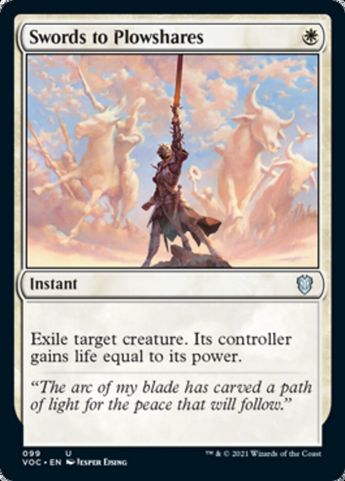 Swords to Plowshares [Innistrad: Crimson Vow Commander] - Magic: The Gathering - Card Brawlers | Quebec | Canada |