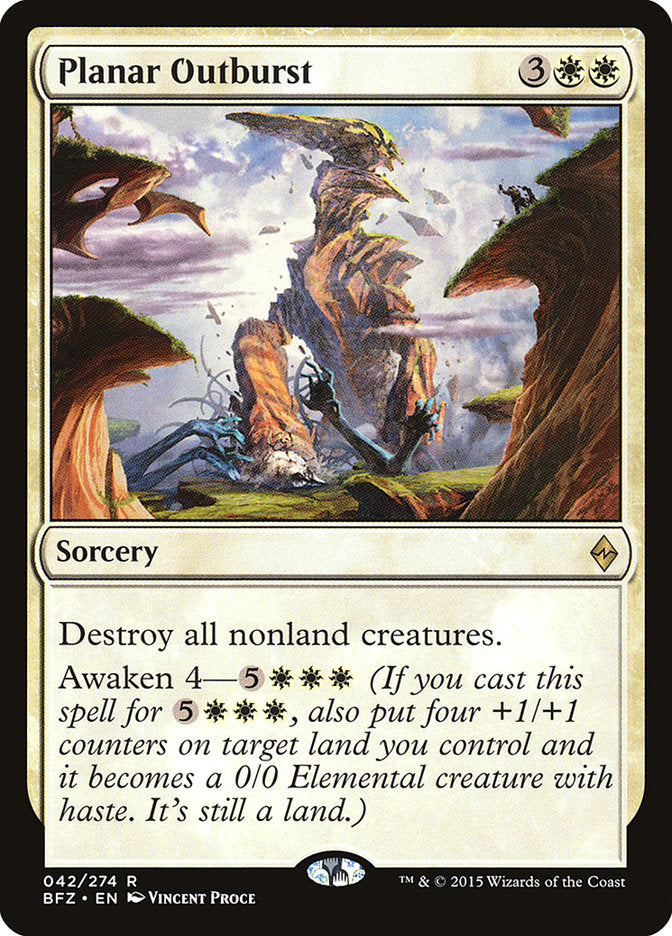 Planar Outburst [Battle for Zendikar] - Magic: The Gathering - Card Brawlers | Quebec | Canada |