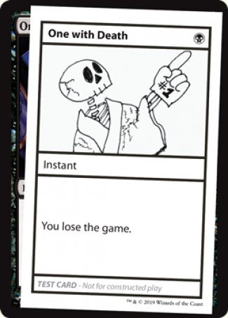 One with Death (2021 Edition) [Mystery Booster Playtest Cards] - Magic: The Gathering - Card Brawlers | Quebec | Canada |
