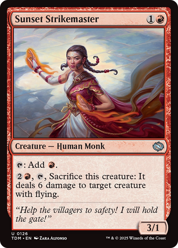 Sunset Strikemaster [Tarkir: Dragonstorm] - Magic: The Gathering - Card Brawlers | Quebec | Canada |