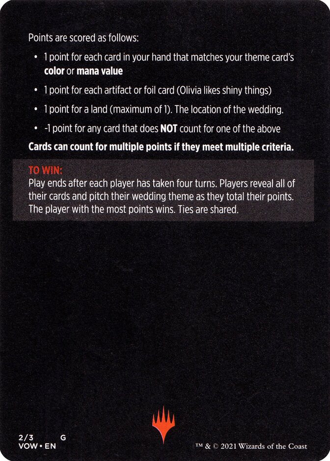 Vampire Wedding Planner (Magic Minigame) [Innistrad: Crimson Vow Minigame] - Magic: The Gathering - Card Brawlers | Quebec | Canada |