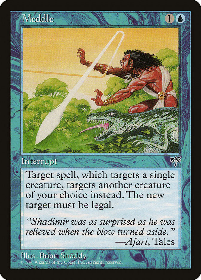Meddle [Mirage] - Magic: The Gathering - Card Brawlers | Quebec | Canada |
