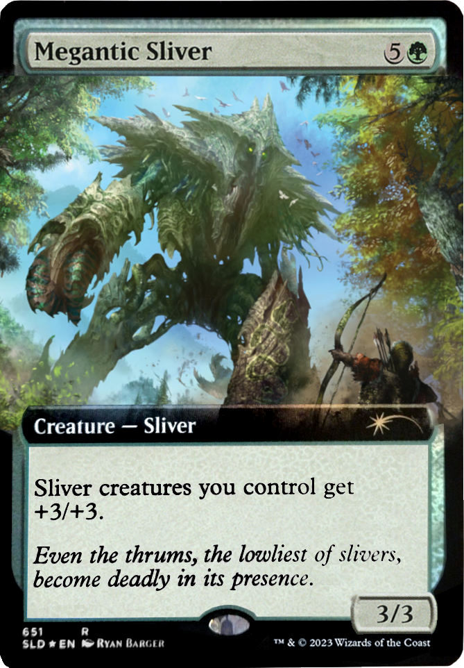 Megantic Sliver (Extended Art) [Secret Lair Drop Promos] - Magic: The Gathering - Card Brawlers | Quebec | Canada |