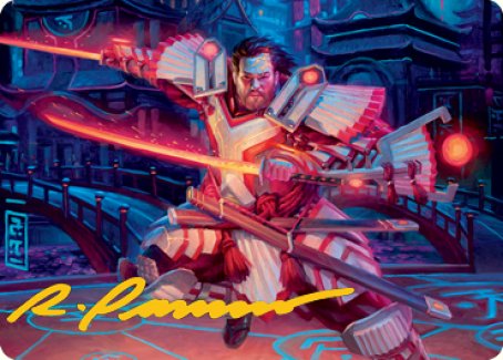 Isshin, Two Heavens as One 1 Art Card (Gold-Stamped Signature) [Kamigawa: Neon Dynasty Art Series] - Magic: The Gathering - Card Brawlers | Quebec | Canada |