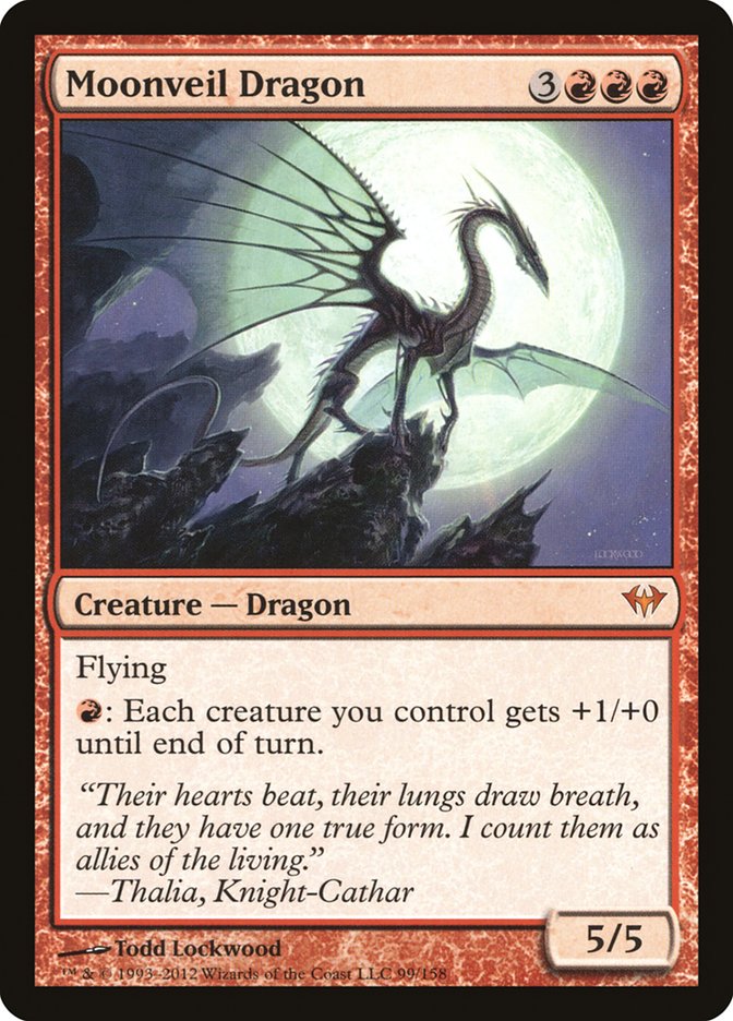 Moonveil Dragon [Dark Ascension] - Magic: The Gathering - Card Brawlers | Quebec | Canada |