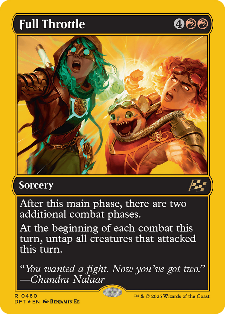 Full Throttle (First-Place Foil) [Aetherdrift] - Magic: The Gathering - Card Brawlers | Quebec | Canada |