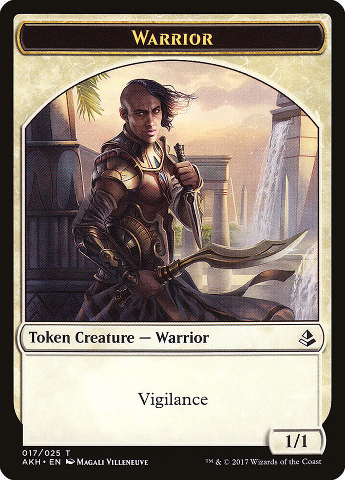 Heart-Piercer Manticore // Warrior Double-Sided Token [Amonkhet Tokens] - Magic: The Gathering - Card Brawlers | Quebec | Canada |