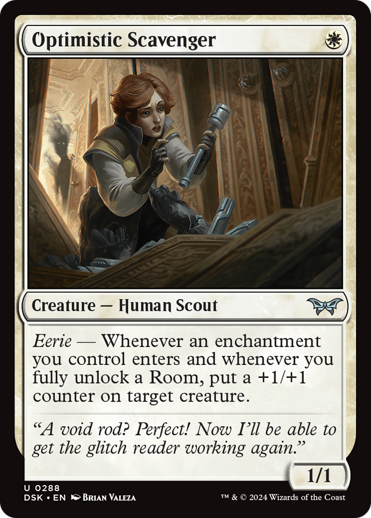 Optimistic Scavenger (0288) [Duskmourn: House of Horror] - Magic: The Gathering - Card Brawlers | Quebec | Canada |