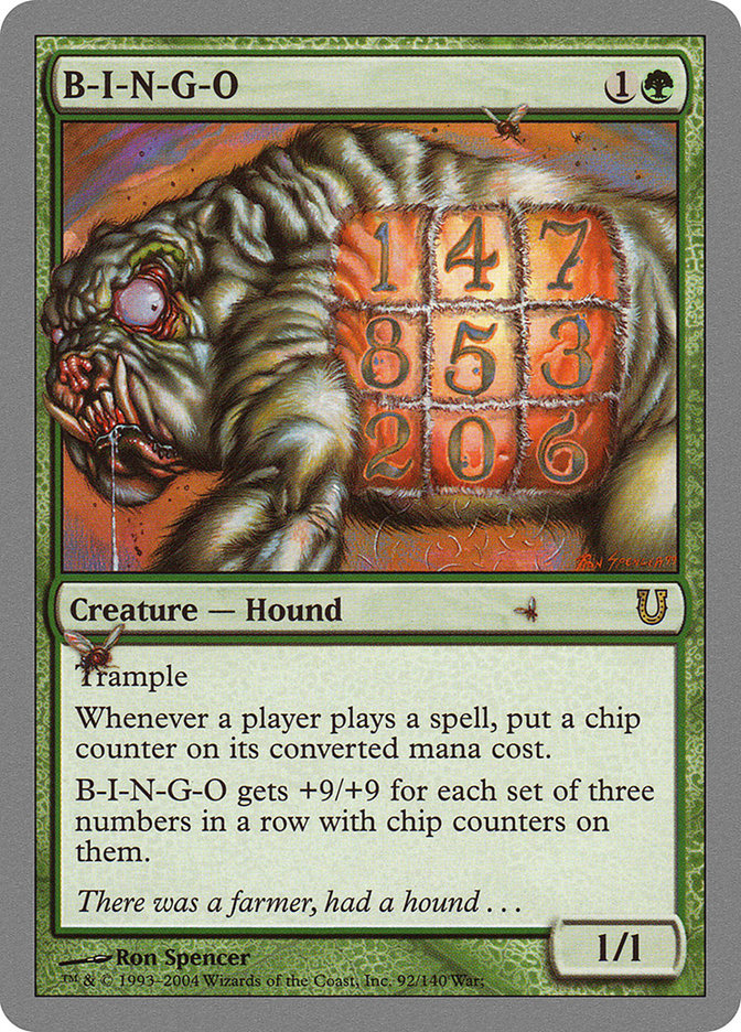 B-I-N-G-O [Unhinged] - Magic: The Gathering - Card Brawlers | Quebec | Canada |