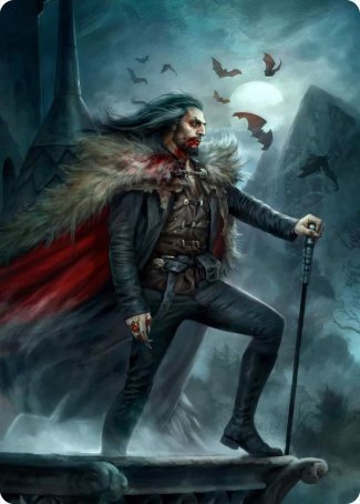 Dracula, Blood Immortal Art Card [Innistrad: Crimson Vow Art Series] - Magic: The Gathering - Card Brawlers | Quebec | Canada |