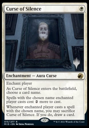 Curse of Silence (Promo Pack) [Innistrad: Midnight Hunt Promos] - Magic: The Gathering - Card Brawlers | Quebec | Canada |