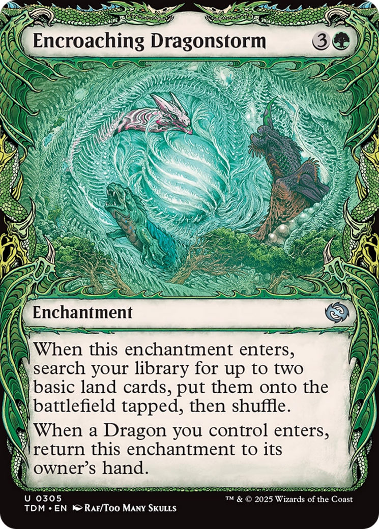 Encroaching Dragonstorm (Showcase) [Tarkir: Dragonstorm] - Magic: The Gathering - Card Brawlers | Quebec | Canada |