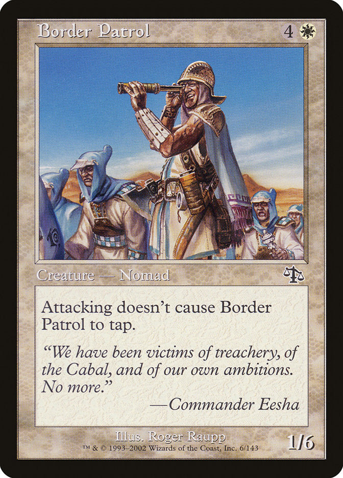 Border Patrol [Judgment] - Magic: The Gathering - Card Brawlers | Quebec | Canada |