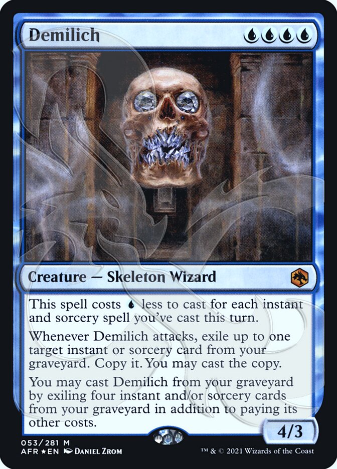 Demilich (Ampersand Promo) [Dungeons & Dragons: Adventures in the Forgotten Realms Promos] - Magic: The Gathering - Card Brawlers | Quebec | Canada |