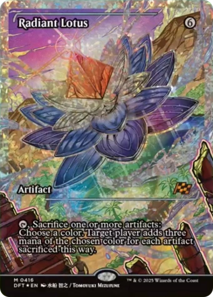 Radiant Lotus (Showcase) (Fracture Foil) [Aetherdrift] - Magic: The Gathering - Card Brawlers | Quebec | Canada |
