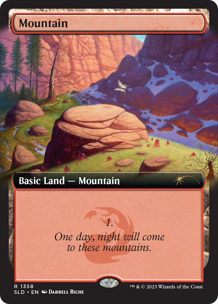 Mountain (1358) [Secret Lair Drop Series] - Magic: The Gathering - Card Brawlers | Quebec | Canada |