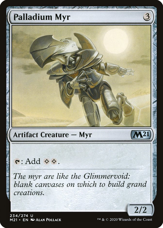 Palladium Myr [Core Set 2021] - Magic: The Gathering - Card Brawlers | Quebec | Canada |