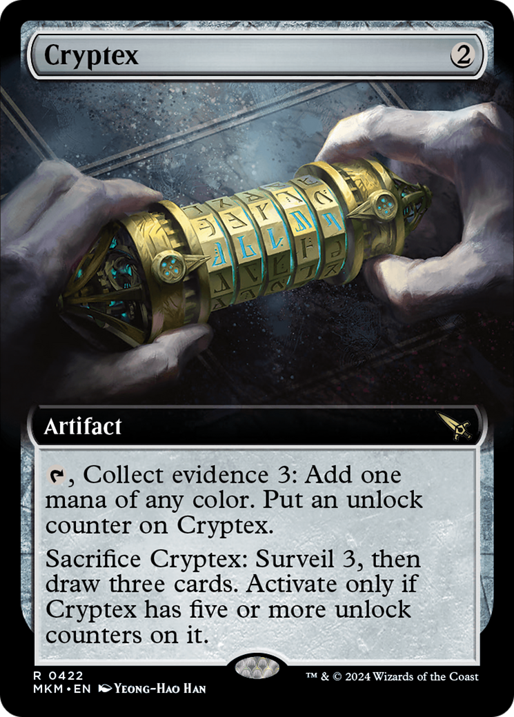 Cryptex (Extended Art) [Murders at Karlov Manor] - Magic: The Gathering - Card Brawlers | Quebec | Canada |