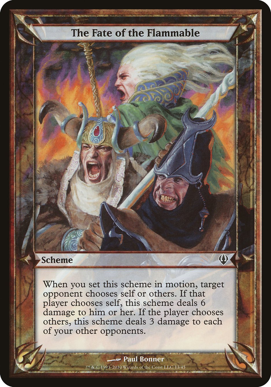The Fate of the Flammable (Schemes) [Archenemy Schemes] - Magic: The Gathering - Card Brawlers | Quebec | Canada |