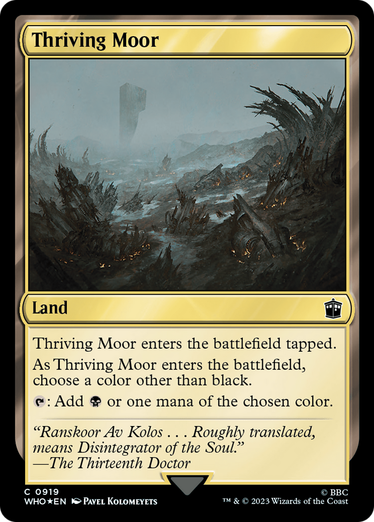 Thriving Moor (Surge Foil) [Doctor Who] - Magic: The Gathering - Card Brawlers | Quebec | Canada |