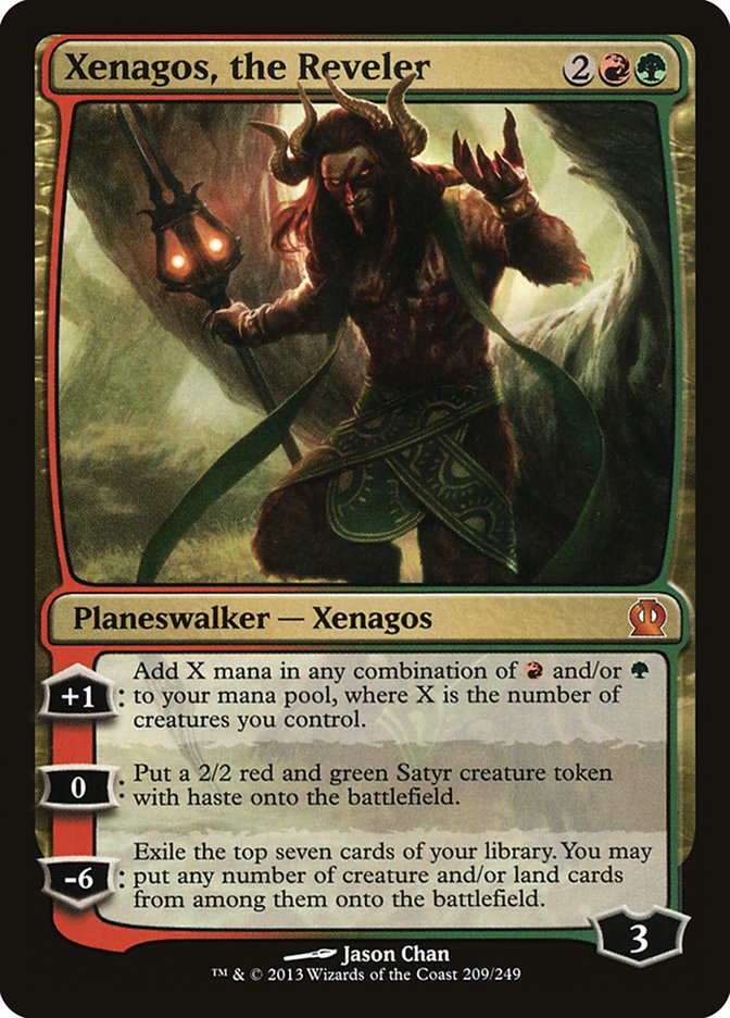 Xenagos, the Reveler [Theros] - Magic: The Gathering - Card Brawlers | Quebec | Canada |