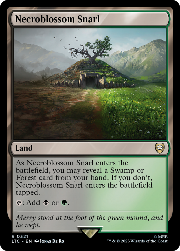 Necroblossom Snarl [The Lord of the Rings: Tales of Middle-Earth Commander] - Magic: The Gathering - Card Brawlers | Quebec | Canada |