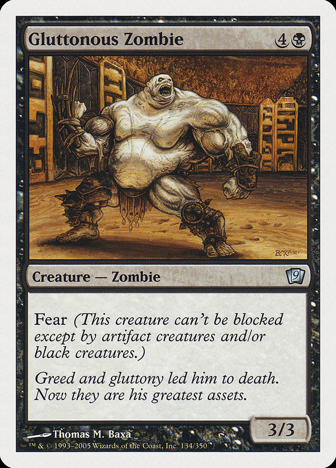 Gluttonous Zombie [Ninth Edition] - Magic: The Gathering - Card Brawlers | Quebec | Canada |