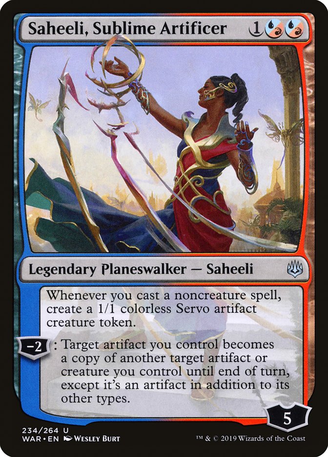 Saheeli, Sublime Artificer [War of the Spark] - Magic: The Gathering - Card Brawlers | Quebec | Canada |
