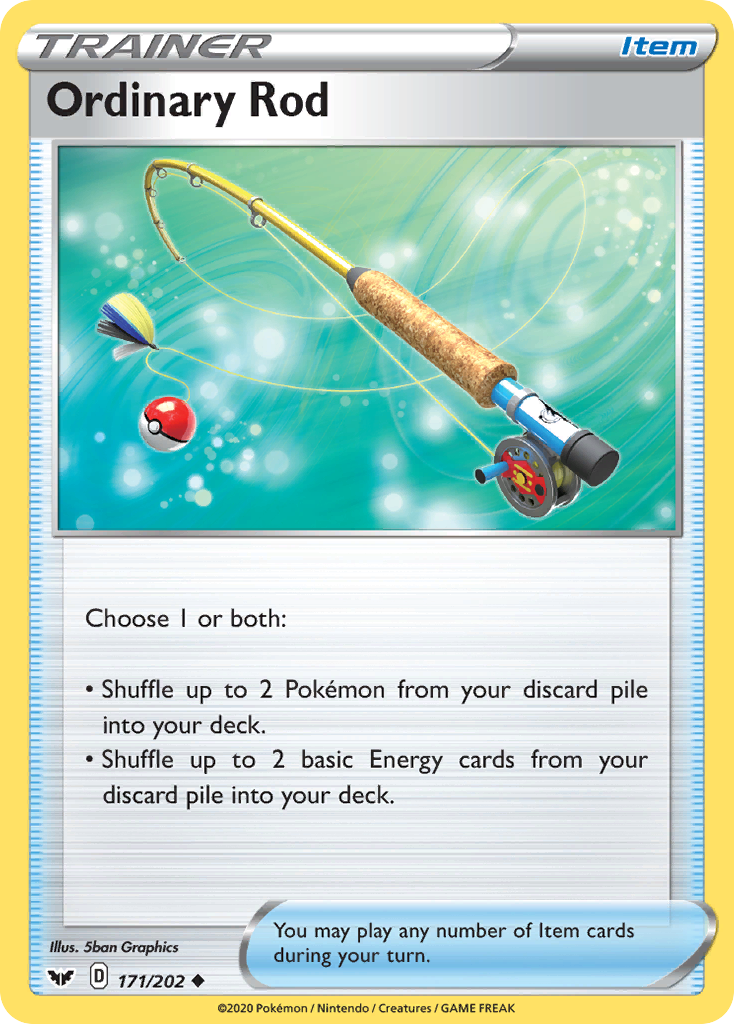Ordinary Rod (171/202) [Sword & Shield: Base Set] - Pokémon - Card Brawlers | Quebec | Canada |