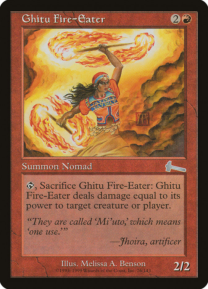 Ghitu Fire-Eater [Urza's Legacy] - Magic: The Gathering - Card Brawlers | Quebec | Canada |