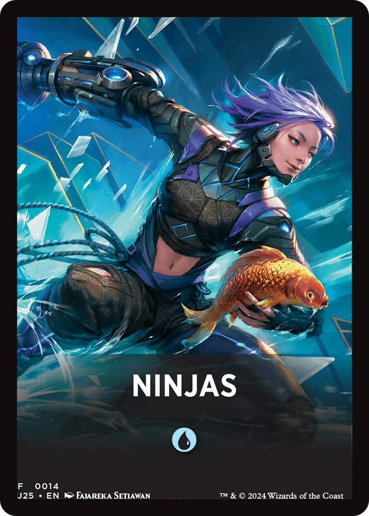 Ninjas Theme Card [Foundations Jumpstart Front Cards] - Magic: The Gathering - Card Brawlers | Quebec | Canada |