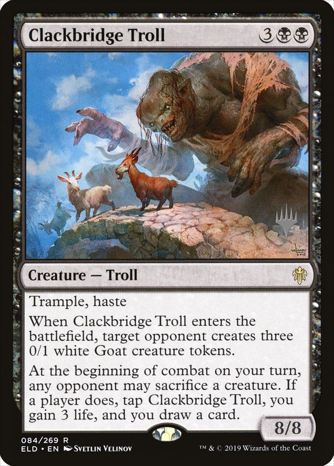 Clackbridge Troll (Promo Pack) [Throne of Eldraine Promos] - Magic: The Gathering - Card Brawlers | Quebec | Canada |