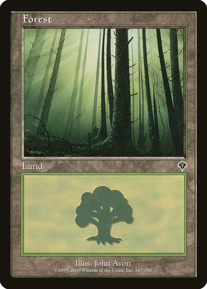 Forest (347) [Invasion] - Magic: The Gathering - Card Brawlers | Quebec | Canada |