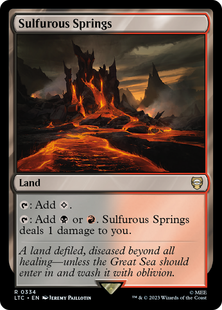 Sulfurous Springs [The Lord of the Rings: Tales of Middle-Earth Commander] - Magic: The Gathering - Card Brawlers | Quebec | Canada |