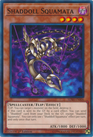 Shaddoll Squamata [SDSH-EN006] Common - Yu-Gi-Oh! - Card Brawlers | Quebec | Canada |