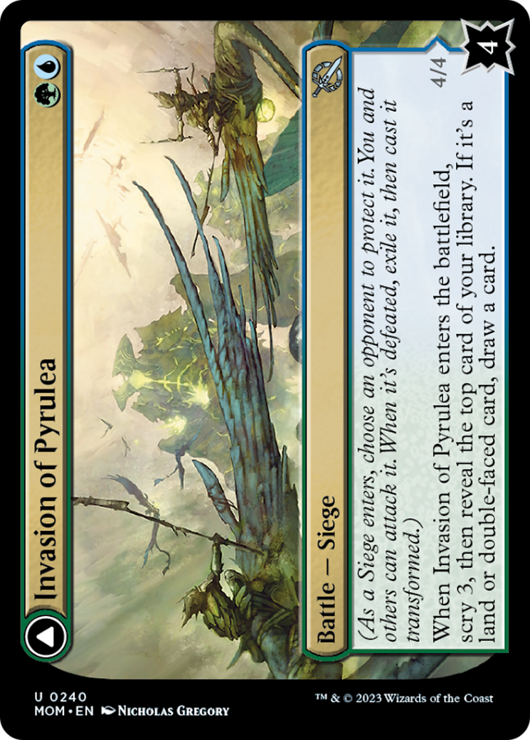 Invasion of Pyrulea // Gargantuan Slabhorn [March of the Machine] - Magic: The Gathering - Card Brawlers | Quebec | Canada |