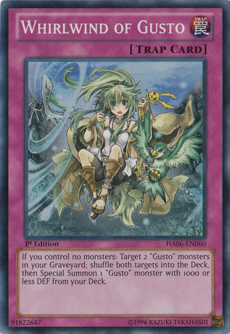 Whirlwind of Gusto [HA06-EN060] Super Rare - Yu-Gi-Oh! - Card Brawlers | Quebec | Canada |